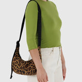 Small Nylon Crescent Bag (Leopard)