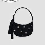 Small Nylon Crescent Bag (Stars)