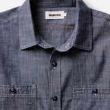 The Foundry Shirt in Rinsed Indigo