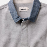 The Rugby Shirt in Heather Grey