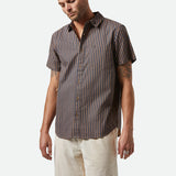 Charter Print S/S Shirt (Washed Blue/Sunbaked Stripe)