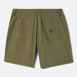 Surplus Vintage Wash Herringbone Short (Washed Olive Green)