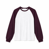 Champion LS Baseball Shirt (Cherry Lacquer / White)