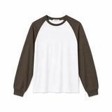 Champion LS Baseball Shirt (Dark Olive / White)