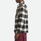 Union Full Zip Flannel (Off White/Black)