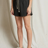Layla French Terry Sweat Shorts (Vintage Black)