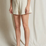 Layla French Terry Sweat Shorts (Sugar)