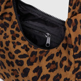 Mini Nylon Shoulder Bag (Leopard)