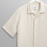 Lido SS Shirt Box Dobby (Ecru)