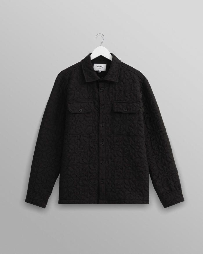 Lomond Overshirt (Petal Quilt Black)