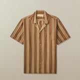 Fez Shirt in Linen Jacquard