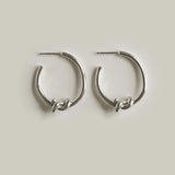 Billie Hoops (Sterling Silver)