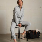 Milana Travel Track Jacket (Heather Grey)