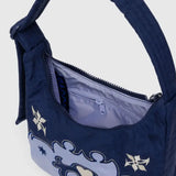 Mini Nylon Shoulder Bag (Western Applique)