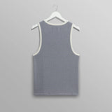 Montague Vest (Blue/Ecru)