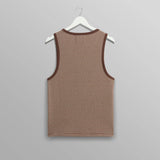 Montague Vest (Brown/Ecru)