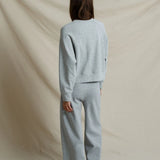 Nell Travel Raglan Sweatshirt (Heather Grey)