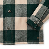 Wool Jac shirt (Pine/Beige)