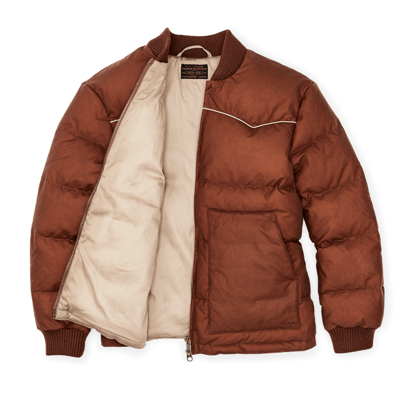 W's Waxed Down Jacket (Madder Root)