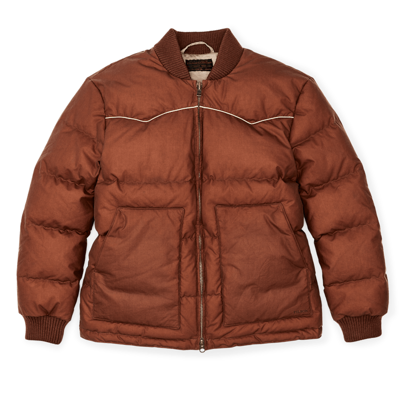 W's Waxed Down Jacket (Madder Root)