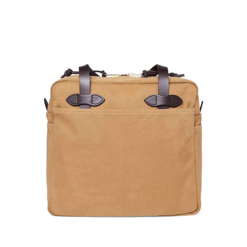 Tote Bag with Zipper (Tan)