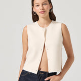 Pia Vest (Vintage White)