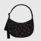 Medium Nylon Crescent Bag (Painted Wildflower)