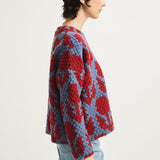 Muche Sweater (Red Flowers)