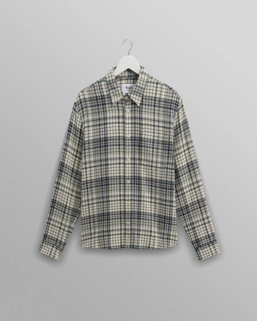 Shelly Shirt Flannel (Navy/Green)