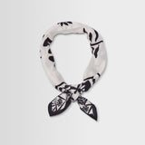 Sloane Neckscarf (Navy/Ecru)