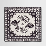 Sloane Neckscarf (Navy/Ecru)