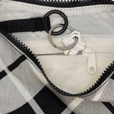 Small Nylon Crescent Bag (Mixed Plaid)