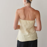 The Linen Tube Top (Butter)