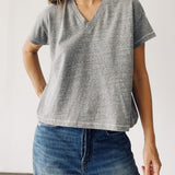 The Boxy V-Neck (P.E. Grey)