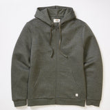 Corbet Quilted Zip Hoodie (Olive)