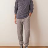Corbet Quilted Jogger (Grey Heather)