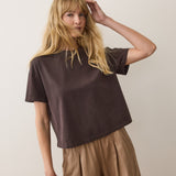 Cloud 9 Jersey Crew Tee (Coffee)