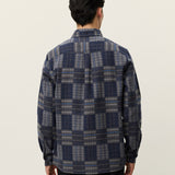 Kent Patchwork Shirt (Dark Navy)