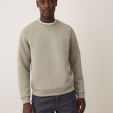 Corbet Quilted Crewneck (Taupe)