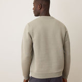 Corbet Quilted Crewneck (Taupe)
