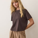 Cloud 9 Jersey Crew Tee (Coffee)