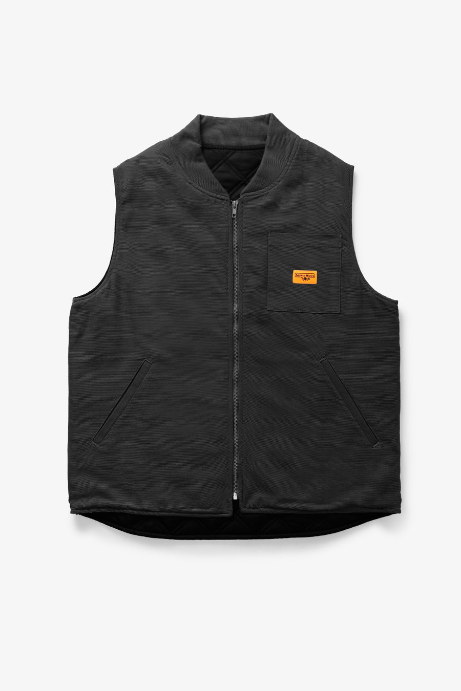 Padded Work Vest (Black)