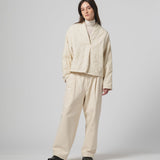 Toku Sweater Quilted Cotton (Ecru)