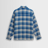 The Whiting Overshirt Oran Check (Blue/Ecru)