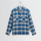 The Whiting Overshirt Oran Check (Blue/Ecru)