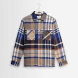 Whiting Overshirt (Bold Check/Blue and Tan)