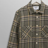 Whiting Overshirt Wool Blend Check (Green)