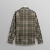 Whiting Overshirt Wool Blend Check (Green)