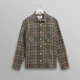 Whiting Overshirt Wool Blend Check (Green)