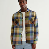 Whiting Overshirt (Khaki and Multi Color Pike Check)